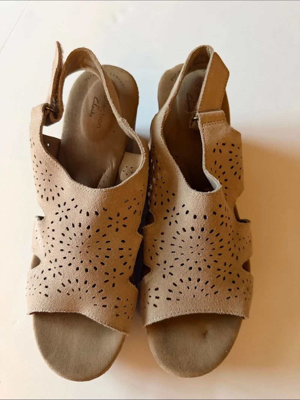 Women’s Slingback Cork Wedge Sandal - Beige